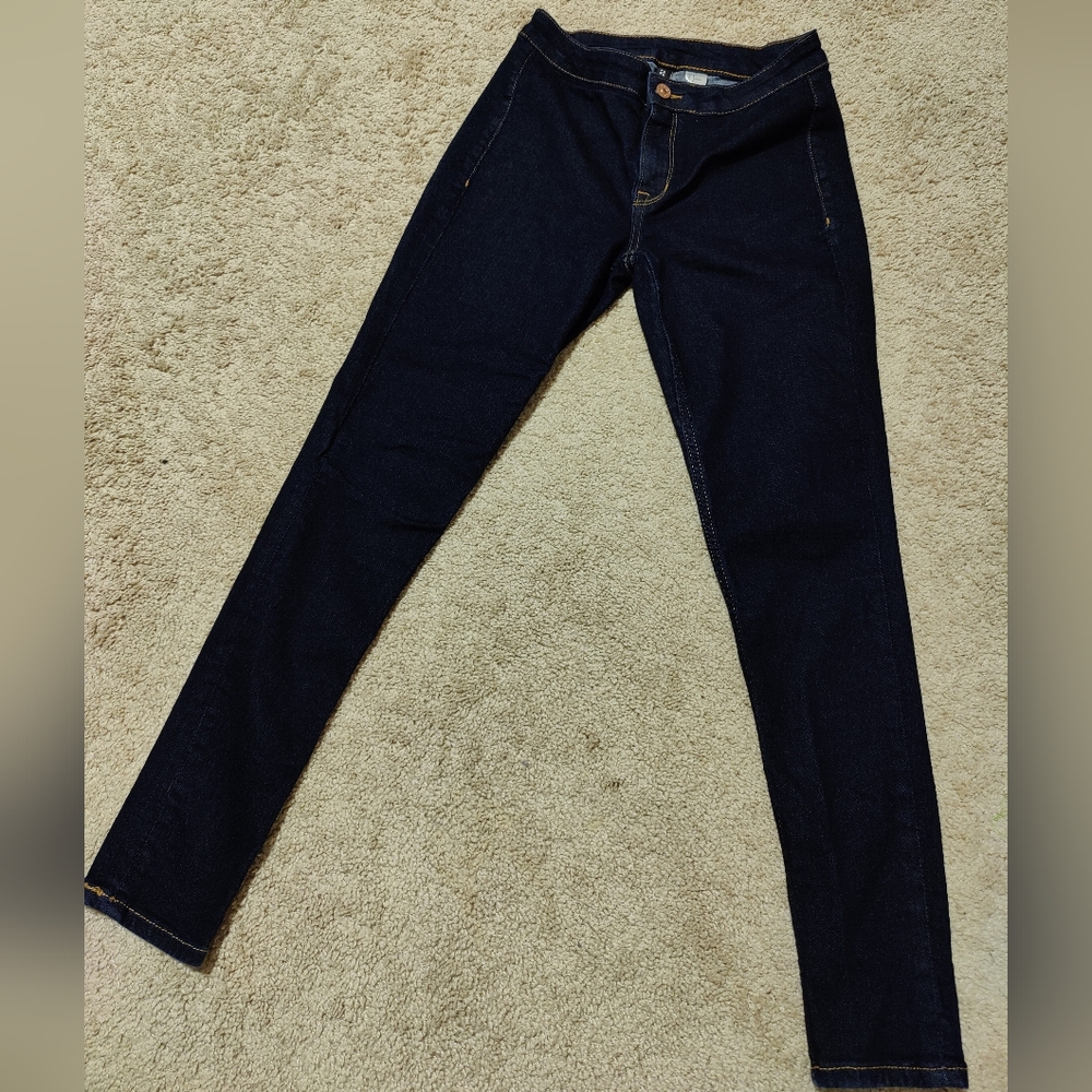 H&M Divided High Waisted Skinny Jeans
